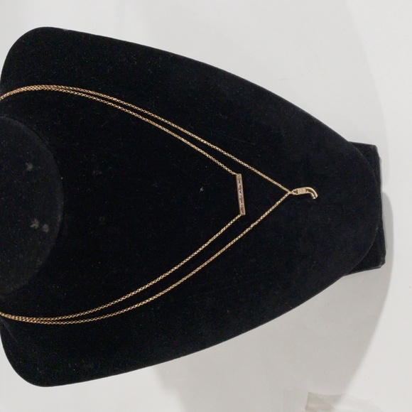 Elegant Gold-Tone Layered Initial Necklace, Stylish Personalized Women's Jewelry - Picture 7 of 10